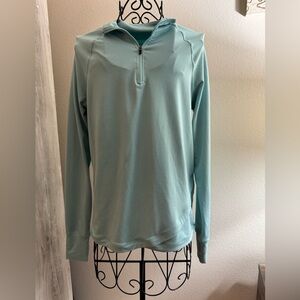 Colosseum aqua blue Quarter-Zip Pullover